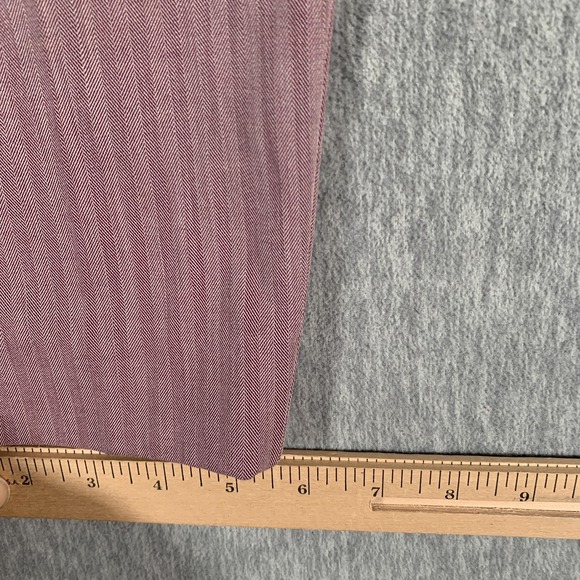 Banana Republic Pants Womens Petite 6 Pink High Rise Tapered Dress Herringbone - Picture 11 of 14